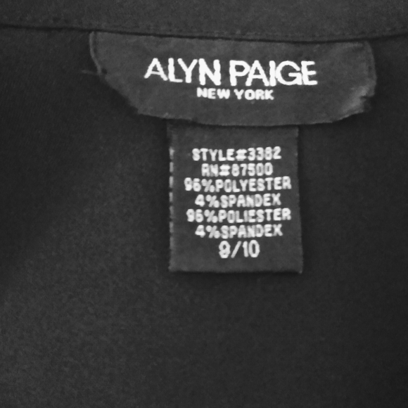 Alyn Paige Black Green Button NWT Vest sz 9/10 - Picture 4 of 5